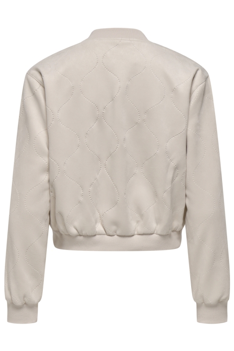 Only onldawny faux suede bomber cc pnt